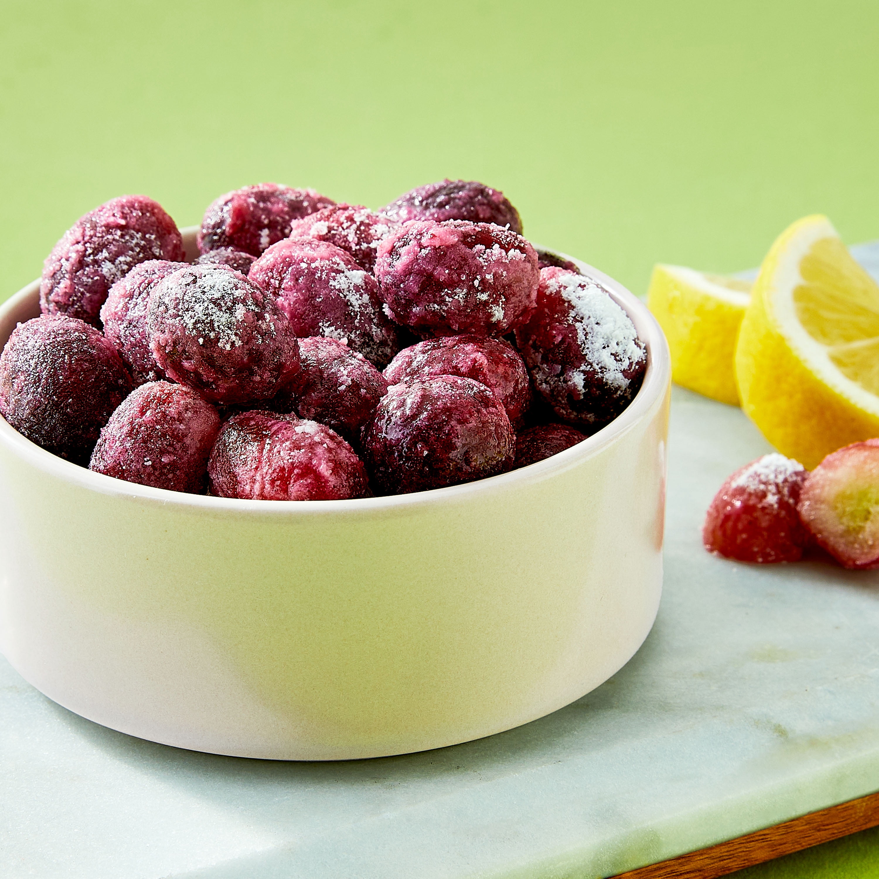 bettergoods Sour Coated Frozen Grapes, 8 oz