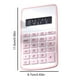 thumbnail image 3 of Calculadora estándar de 8 dígitos con pantalla grande y botones redondos | Calculadora básica de escritorio con teclas silenciosas y sensibles, 3 of 7