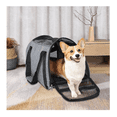 thumbnail image 5 of Mochila Transportadora Mascotas Bolsa Portátil Plegable Gris, 5 of 5