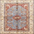 thumbnail image 1 of Ahgly Company Indoor Square Abstract Desert Sand Beige Geometric Area Rugs, 5' Square, 1 of 6