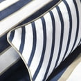 thumbnail image 3 of Gracie Mills Eudora Comforter Set Classic Stripes Navy Khaki Twin Full GRACE-6048, 3 of 5