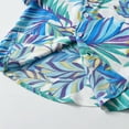 thumbnail image 6 of Boy's Floral Printed Button Down Hawaiian Shirt Short Sleeve Kids Summer Beach Holiday Shirts for Girls 1-13 Years, 6 of 7