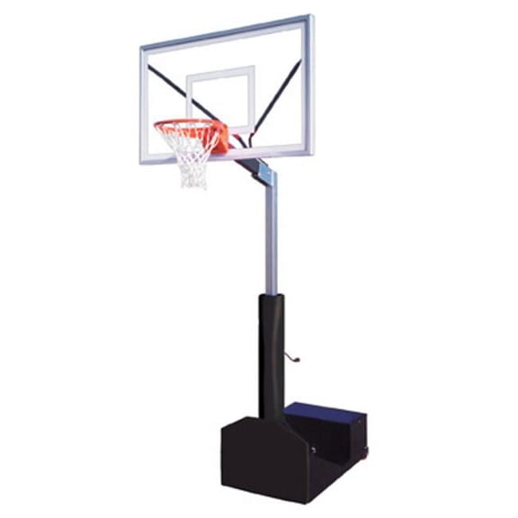 Rampage Select Steel-Acrylic Portable Basketball System, Kelly Green