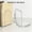 A, variant on 1Pc Acrylic Semi-circle L-shaped Book Stand Clear Book End Shelf Anti-slip Book Holder for Desk Office School Library