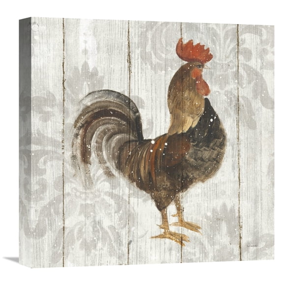 Global Gallery Albena Hristova 'Farm Friend III on Barn Board' Canvas Wall Art