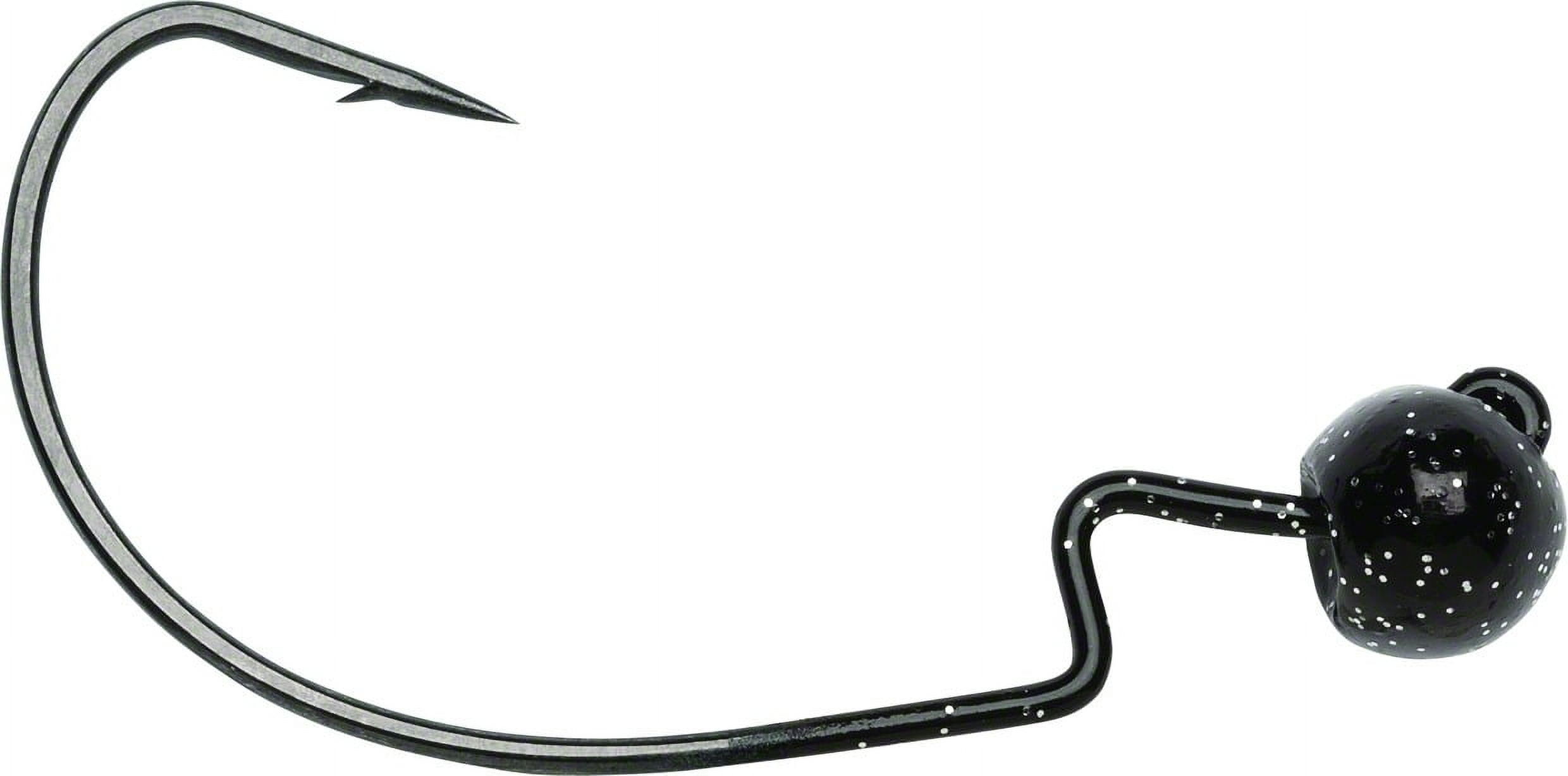 (3 pack) VMC RJ Rugby Wide Gap Jig 3/16oz Black Hook Size 3/0 - 4 Pack