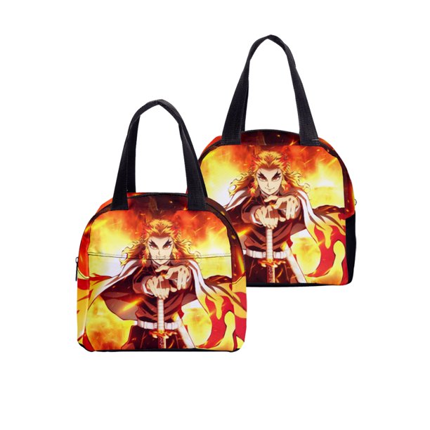 Anime Demon Slayer Insulated Portable Anime Lunch Box For Women Mens