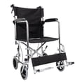 thumbnail image 2 of Silla De Traslado HILPHY Medical De Aluminio Ultra Ligera Con Freno, 2 of 7