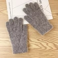 thumbnail image 1 of Hot ! Men/Women Rabbit Hair Motorcycle Snowmobile Riding Gloves Snowboard Gloves Ultralight Plush for Warmth Winter Sonw WarmFuchsia 1 Pair He Qiyong unisex, 1 of 1