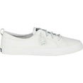 thumbnail image 2 of Sperry Womens Crest Vibe Leather Sneaker, White, 9, 2 of 6