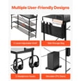 thumbnail image 6 of VEVOR L-Shaped Computer Desk, 67-inch Reversible Corner Gaming Desk with Monitor Stand & Movable CPU Stand, Modern Stylish PC Table Sturdy Work Workstation for Home Office - Easy to Assembly, 6 of 9