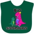 thumbnail image 3 of Inktastic Big Sistersaurus Girls Baby Bib, 3 of 4