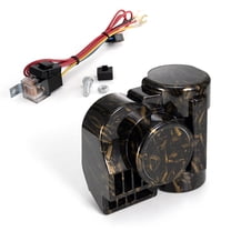 FARBIN Air Horn for Truck Motorcycle Horn 12V Train Horn for Pickup 150dB Loud Car Horn Compact Snail Motohorn for Motorcycle Car Truck SUV RV (Personality Gold)