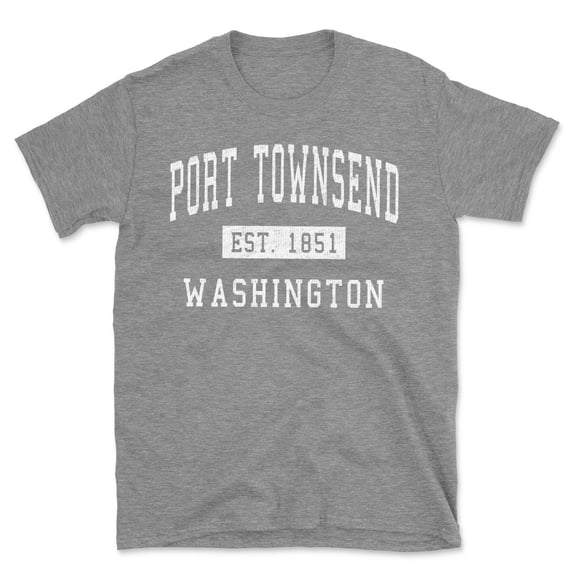 Port Townsend Washington Classic Established Men's Cotton T-Shirt