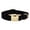 Black, variant on Woven Tweed Pet Collar with Gold Quick Release Buckle Adjustable Soft Neck Strap for Small Medium Dogs Cats Daily Walking Outdoor