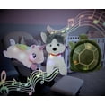 thumbnail image 2 of Zillywood Music light up singing stuffed animal. Stuff animals for kids. Puppy dog, turtle and unicorn big stuffed animals for girls and boys. Light up glowing LED plushie toy (StuffedAnimal-Husky), 2 of 6