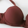 thumbnail image 6 of adviicd Women's Full Coverage Bras Plus Size Lightly Lined Full Coverage Push Up Bralettes Soft Supportive Sexy Bras Wine, 90C, 6 of 7
