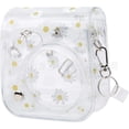 thumbnail image 3 of Mistaha Polaroid mini11/8/9/40 small daisy transparent shell case with shoulder strap, 3 of 6