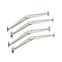 Unique Bargains Lid Support Hinge, 10 inch 1mm Thickness Lid Stay with Soft Close 2 Pair