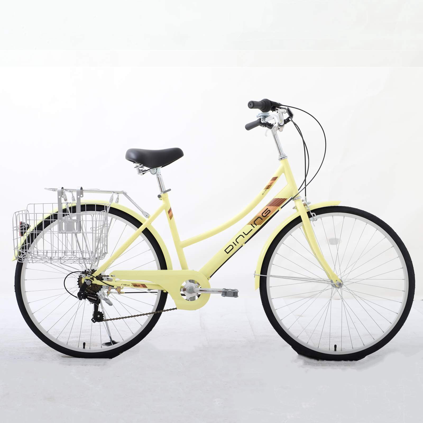 Dinling Adult 26 inch Beach Cruiser 
