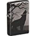 thumbnail image 3 of 49188 Briquet de Poche Noir à Glace Zippo Wolves Design, 3 of 15