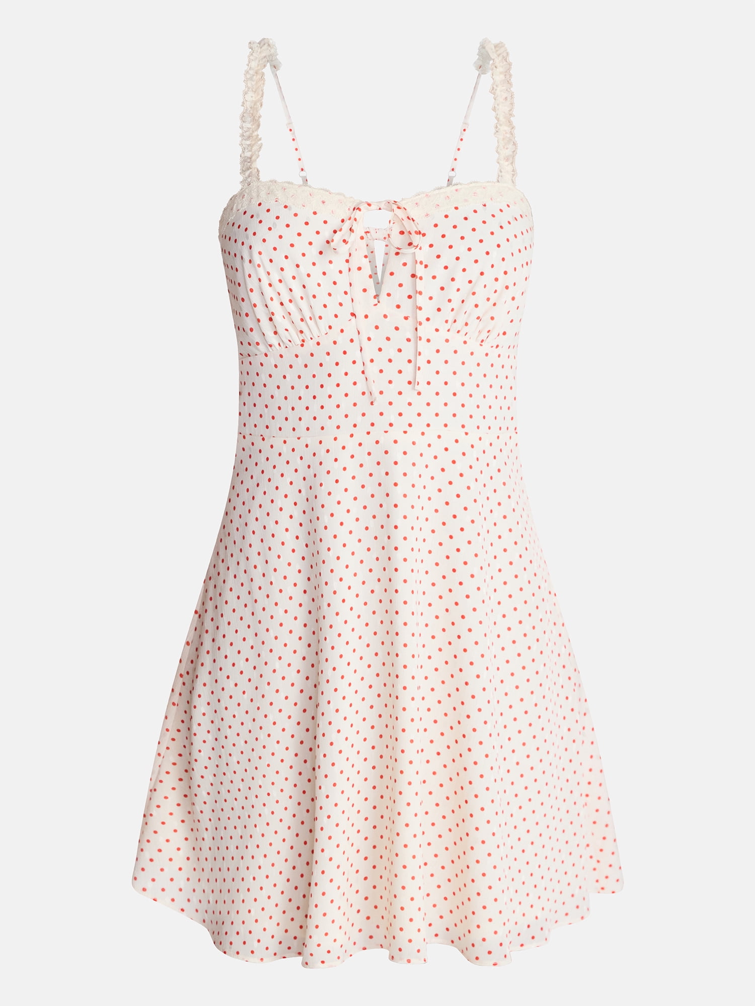 No Boundaries Polka Dot Dress, Women's XXS-XXL