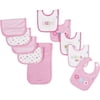 Gerber - 10 Piece Terry Bib & Burp Cloth