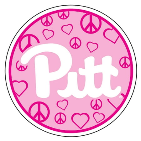 

Pittsburgh (PA) Magnet (PINK PEACE LOVE PITT MAGNET (5 ) 5 in)
