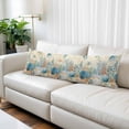 thumbnail image 2 of Teal Blue Coastal Body Pillow Covers 20"x54", Summer Beach Starfish Shell Coral Nautical Retro Soft Brushed Microfiber Breathable Throw Pillow Covers, Pillowcase with Zipper for Couch Sofa Bedroom, 2 of 9