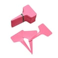 thumbnail image 2 of Luxcidy 100 Pieces T-Type Plant Labels, Plastic Waterproof Plant Tags, Nursery Garden Labels Planting Seedling Stake Tags (Pink), 2 of 2