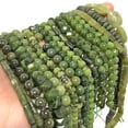 thumbnail image 3 of HOOUN Natural Green Canada Jade Faceted Round Loose Beads For Jewelry Making DIY 15''-type 18 10mm, 3 of 9