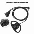 thumbnail image 3 of Auricular Con Gancho Para La Oreja, Práctico Y Sensible Botón PTT Para Radios Para áreas De Vigilancia Para Actividades De Seguridad Para Guardaespaldas, 3 of 7