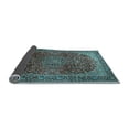 thumbnail image 2 of Ahgly Company Indoor Rectangle Medallion Light Blue Traditional Area Rugs, 8' x 12', 2 of 4