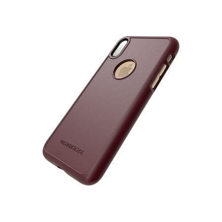 SaharaCase - dBulk Case with Glass Screen Protector for Apple iPhone X and XS - Plum