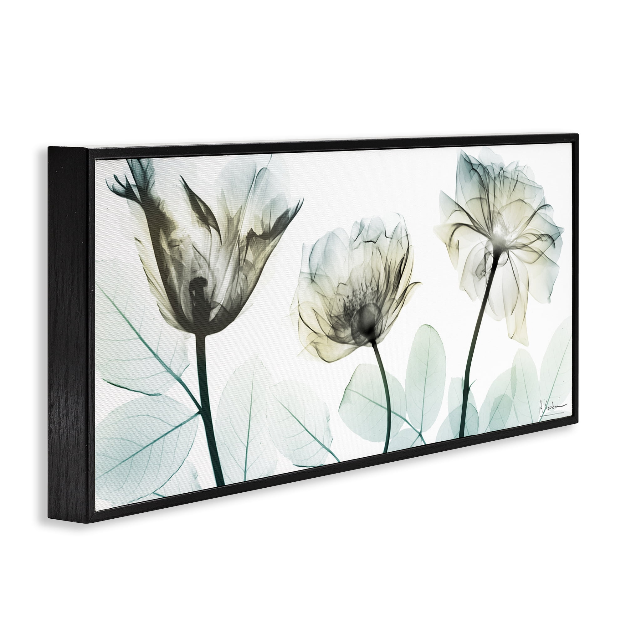 Stupell Industries Jewel of Passion Flowers Black Framed Giclee Art, design by Albert Koetsier