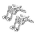 thumbnail image 5 of MLINS 1 Pair Music Note Cufflinks Sleeves Buttons Musical Note Men Shirts Cufflinks Sleeve Buckle, 5 of 8