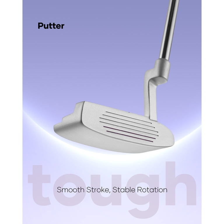 Naipo 8 Golf Club Set with Purple-Silver Lightweight Design 3 Head