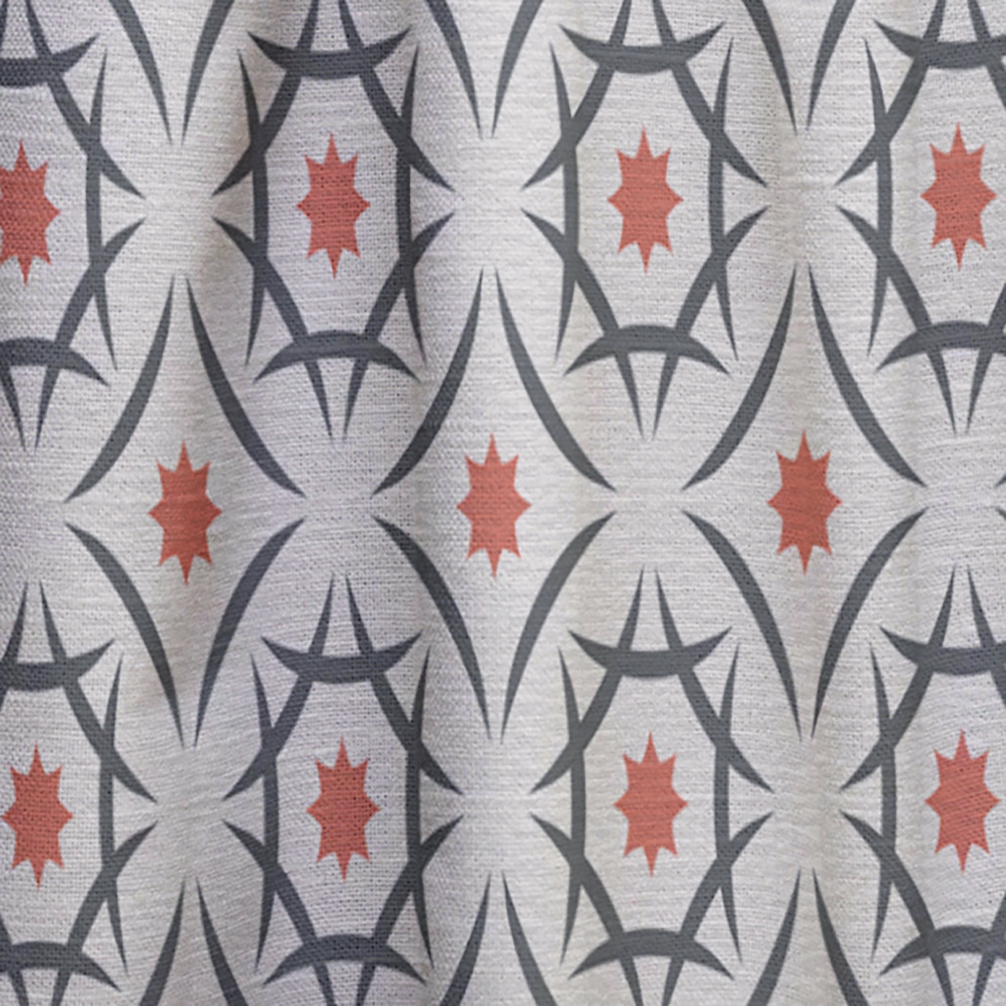Designart 'Abstract Retro Design Pattern V' Mid-Century Modern Curtain Panel