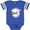 Football Blue and White, variant on Inktastic Brave Hodgkins Lymphoma Awareness Violet Ribbon Boys or Girls Baby Bodysuit