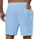 thumbnail image 4 of Cordón Atlético de Color Sólido para Hombre con Bolsillos, Pantalones Cortos Deportivos Casuales Elásticos para Hombres, 4 of 8