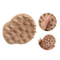 thumbnail image 4 of Unique Bargains 1 Pc Gourds Shape Hair Shampoo Brush for Head Massage 3.74"x3.15"x2.32" Skin Color, 4 of 6
