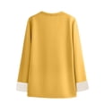 thumbnail image 5 of Maplenight Women's Fleece Lined Sweatshirt Soft Thermal Winter Tops Crew Neck Long Sleeve Pullover Tops, 5 of 6