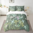 thumbnail image 2 of Erosebridal Green Dragonfly Bedding Sets Twin Size,Botanical Flower Comforter Sets with Sheets,Mother'S Day Gifts Bed in a Bag Twin size,Lightweight Floral Bedroom Decoration,Reversible,7-Piece, 2 of 6