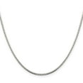 thumbnail image 5 of Auriga Fine Jewelry 925 Sterling Silver 1.5 mm 8 Sided Diamond-cut Box Chain Necklace for Women 26", 5 of 8