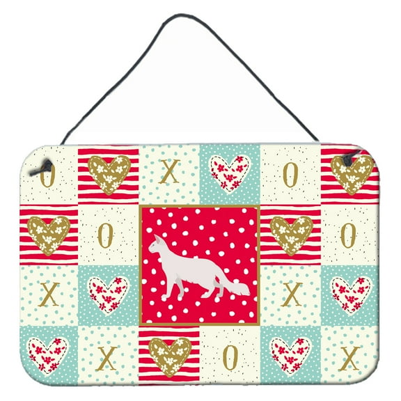 Carolines Treasures CK5665DS812 Oriental Longhair Cat Love Wall or Door Hanging Prints 8x12 multicolor