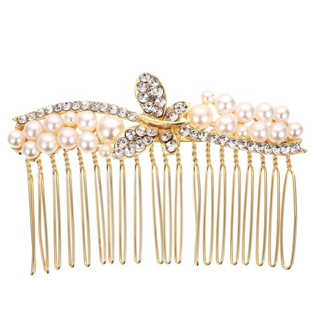 EeaseCA Bridal Hair Comb Rhinestone Hair Comb Wedding Hair Accessory Crystal Hair Side Comb