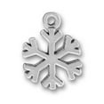 thumbnail image 1 of Sterling Silver 18" .8mm Box Chain Snowflake Flurry Pendant Necklace, 1 of 2