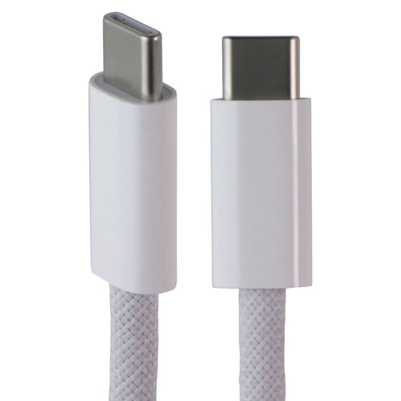 Open Box Apple Official Braided 240W (2-Meter) USB-C to USB-C Cable - White (A2794)