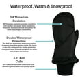 thumbnail image 5 of N'Ice Caps Kids Thinsulate Waterproof Winter Snow Mittens Insulated Toddler Female Pink, 5 of 5