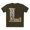 Army, variant on Letter L Graphic Design Tee Unisex 100 Cotton With Antique Gold Letters Artwork T-Shirt